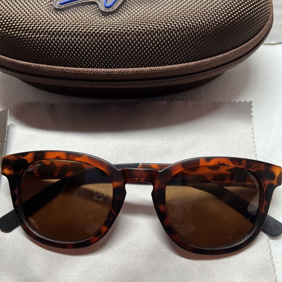 Maui Jim Siren Song STG Brown Tortoise Polarized Sunglasses W/ Zipper Case NWOT - Picture 3 of 14